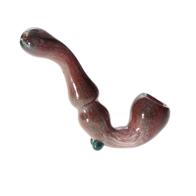 Biohazard Inc Glass Bubbler 6" Frit Sherlock w/ Fume