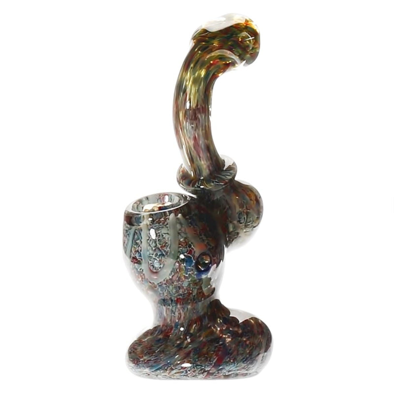 Biohazard Inc Glass Bubbler 6" Sherlock Bubbler - Frit