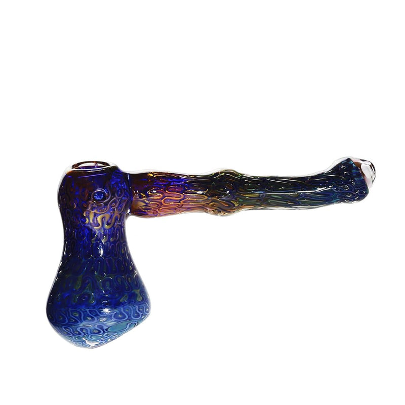 Biohazard Inc Glass Bubbler 7" Diffused Hammer - Dragon Skin