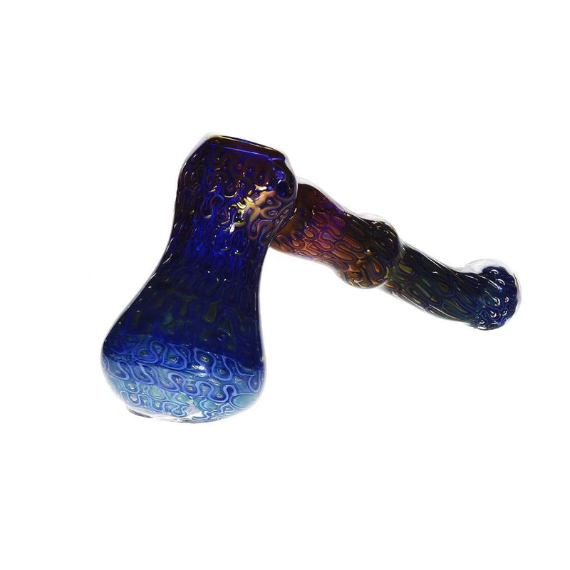 Biohazard Inc Glass Bubbler 7" Diffused Hammer - Dragon Skin