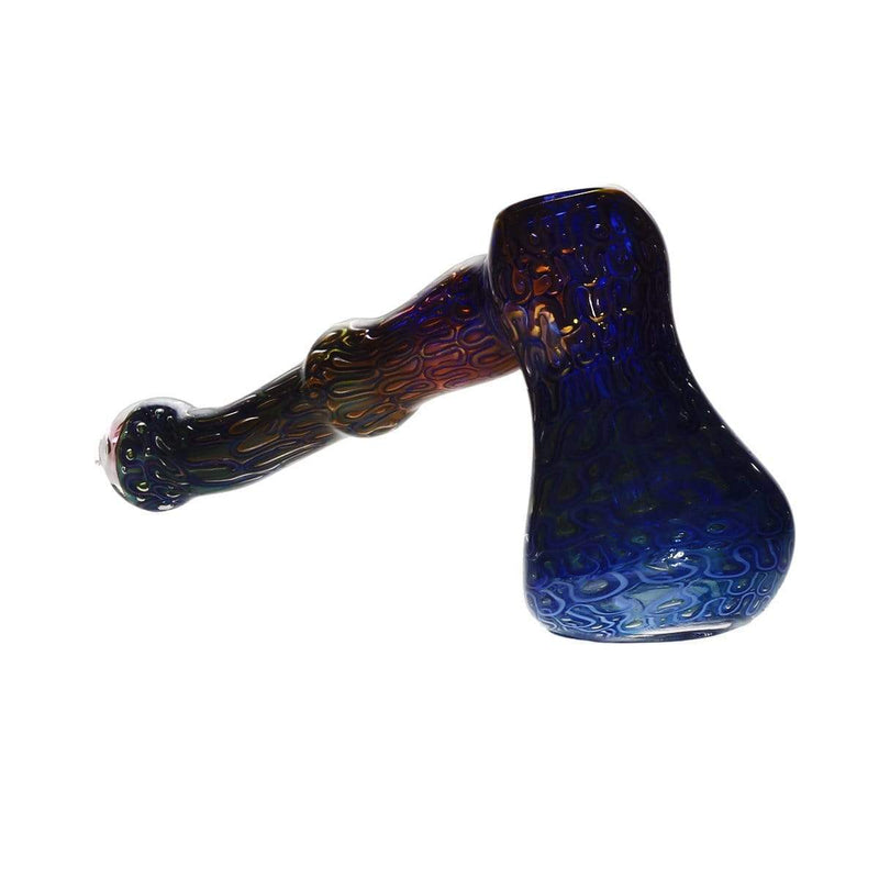 Biohazard Inc Glass Bubbler 7" Diffused Hammer - Dragon Skin