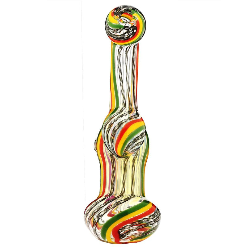 Biohazard Inc Glass Bubbler 7" Large Assorted Bubbler - Heavy