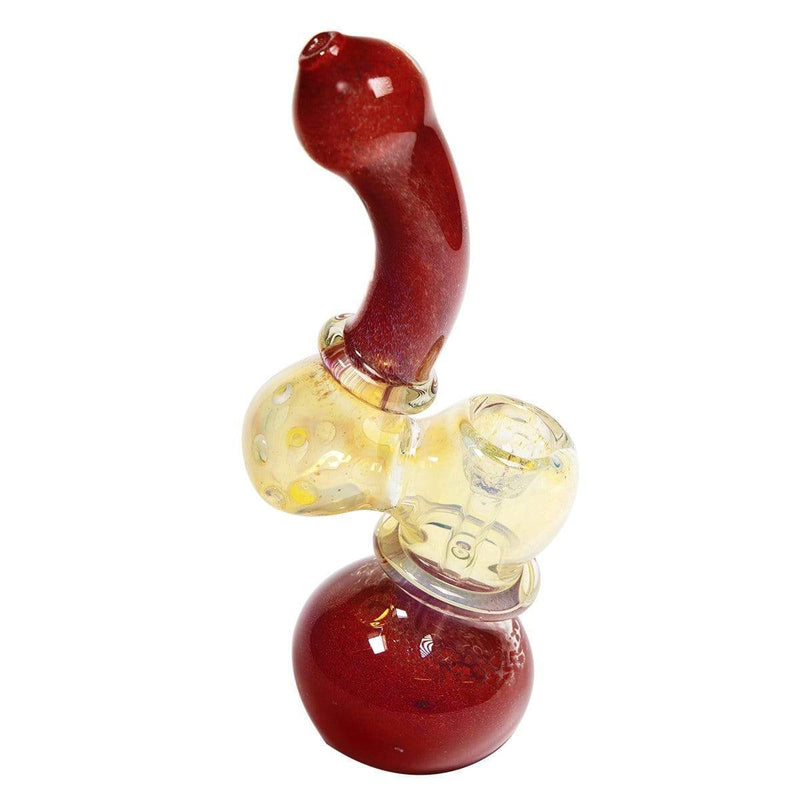 Biohazard Inc Glass Bubbler 7" Sherlock Bubbler Fumed Top