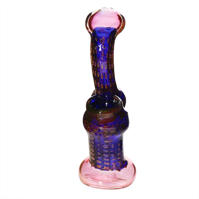 Biohazard Inc Glass Bubbler 7" Standing Sherlock Fume Spiderweb Bubbler