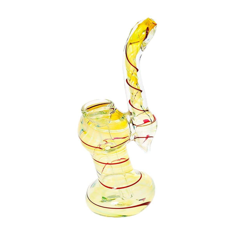 Biohazard Inc Glass Bubbler Bubbler Small 4"-6" Single Diffused Fumed 6 pack