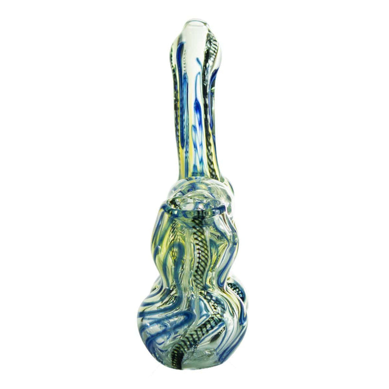 Biohazard Inc Glass Bubbler Large Assorted Double Bubbler