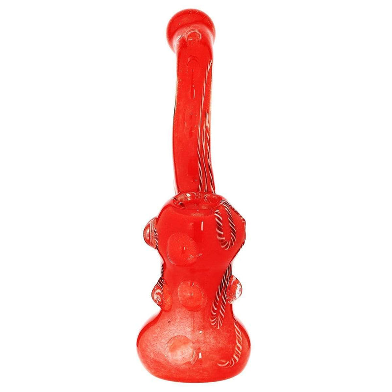 Biohazard Inc Glass Bubbler Large Assorted Frit Donut Bubbler