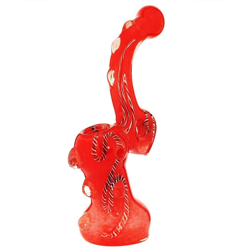 Biohazard Inc Glass Bubbler Large Assorted Frit Donut Bubbler