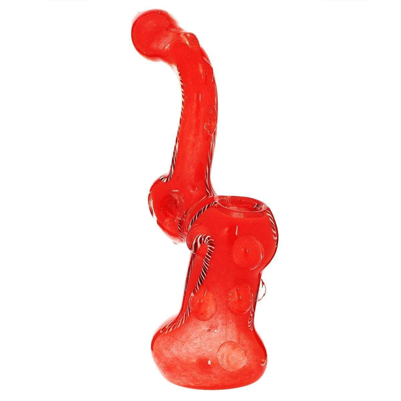 Biohazard Inc Glass Bubbler Large Assorted Frit Donut Bubbler