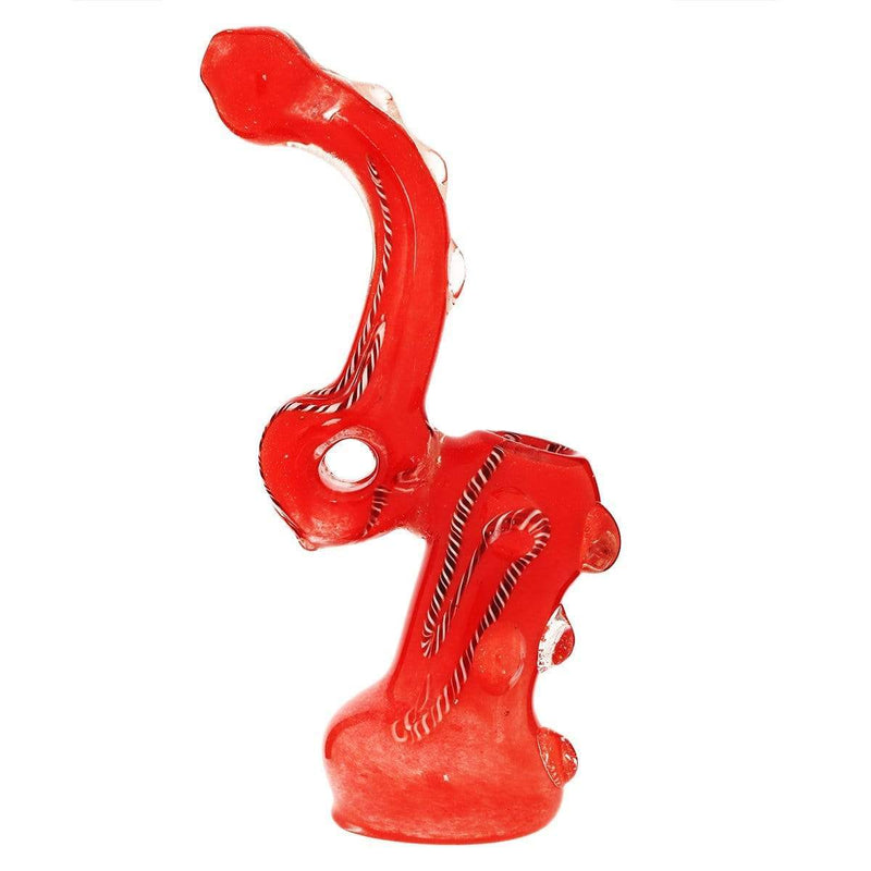 Biohazard Inc Glass Bubbler Large Assorted Frit Donut Bubbler