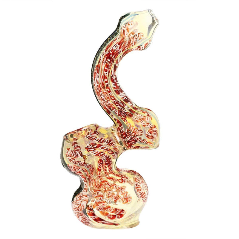 Biohazard Inc Glass Bubbler Medium Assorted Bubbler w/ Dichro