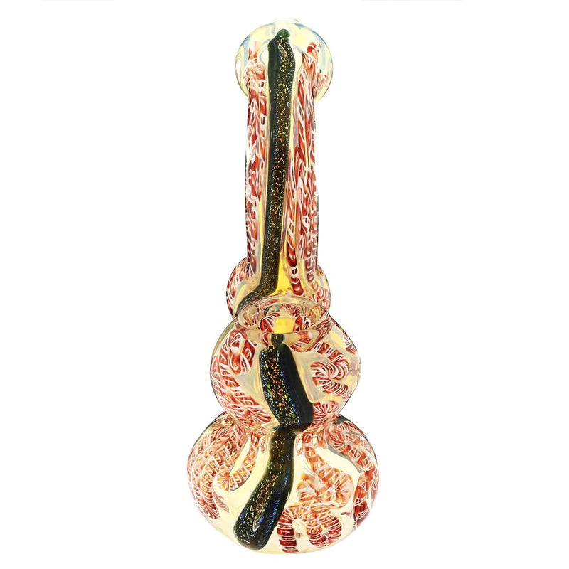 Biohazard Inc Glass Bubbler Medium Assorted Bubbler w/ Dichro