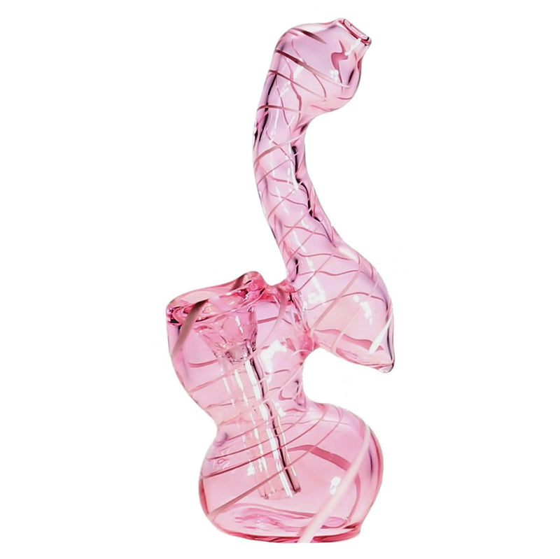 Biohazard Inc Glass Bubbler X-Mini Pink Bubbler