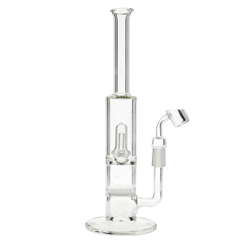 Biohazard Inc Glass Dab Rig 10" Showerhead / Honeycomb Dab Rig 14mm