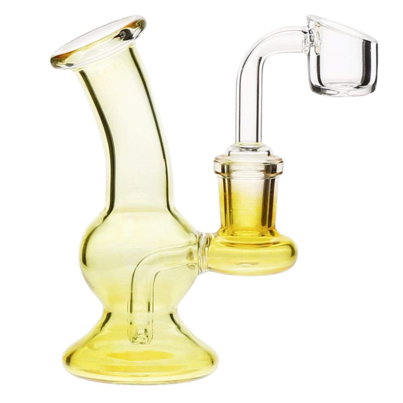 Biohazard Inc Glass Dab Rig 4" Bubble Banger Hanger w/ Banger - Fume