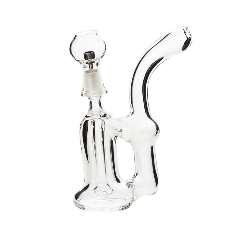 Biohazard Inc Glass Dab Rig 5" Recycler Dab Rig - 10mm