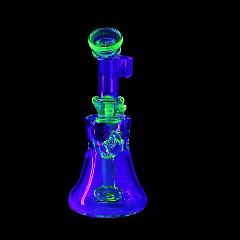 Biohazard Inc Glass Dab Rig 8" Banger Hanger w/ Banger - Illuminati