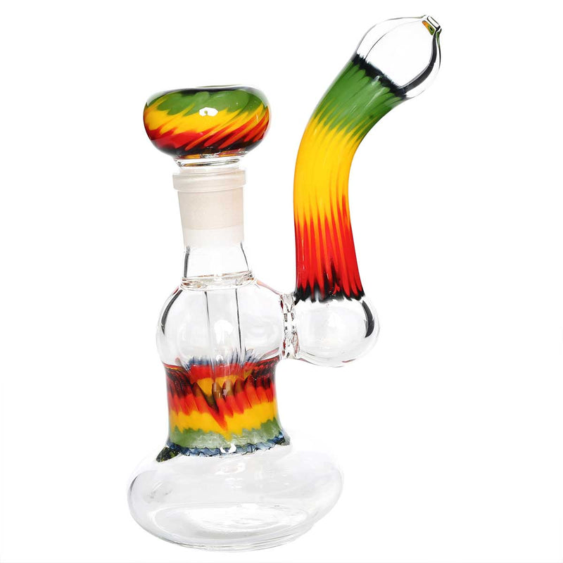 Biohazard Inc Glass Dab Rig 8" Dab Rig 19mm - Rasta