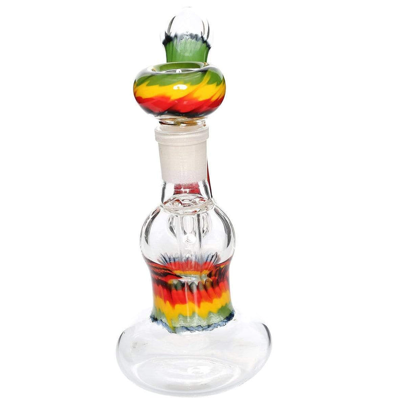 Biohazard Inc Glass Dab Rig 8" Dab Rig 19mm - Rasta