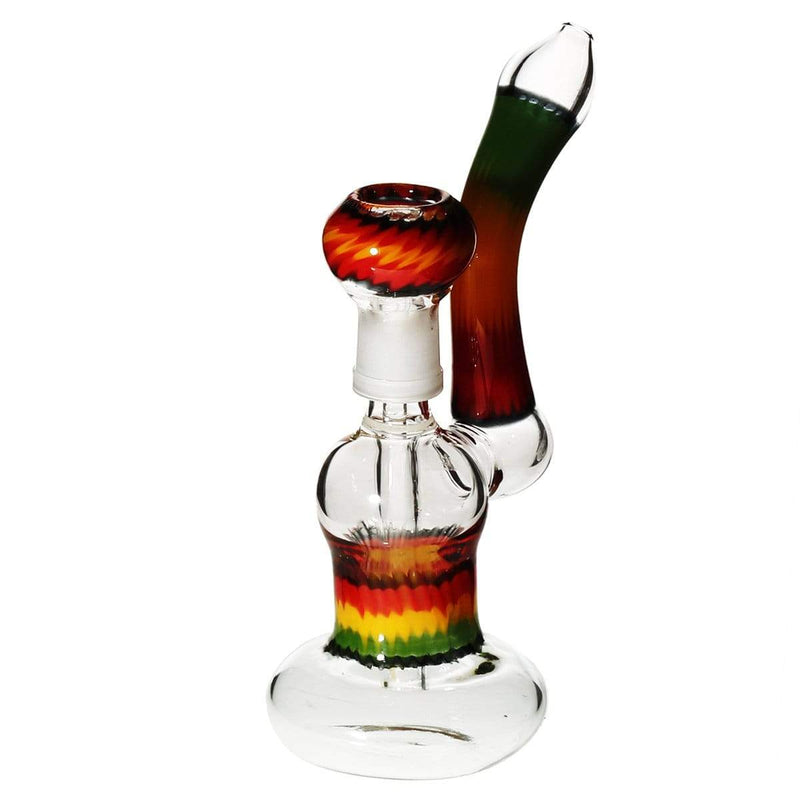 Biohazard Inc Glass Dab Rig 8" Dab Rig 19mm - Rasta