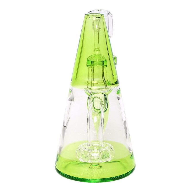 Biohazard Inc Glass Dab Rig Water Pipe Minimalist 5" Rig Green