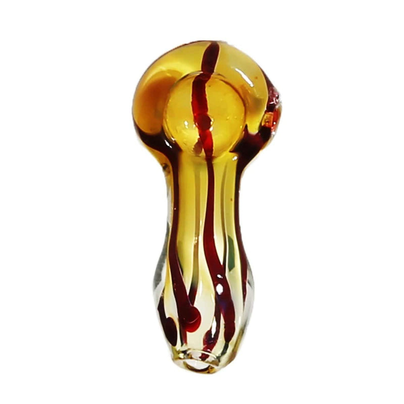 Biohazard Inc Glass Hand Pipe 2"-3" Heavy Assorted Hand Pipe w/ Fume