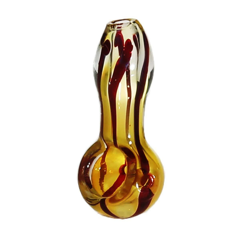 Biohazard Inc Glass Hand Pipe 2"-3" Heavy Assorted Hand Pipe w/ Fume