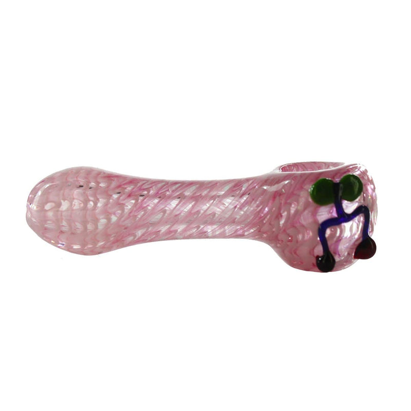 Biohazard Inc Glass Hand Pipe 3" Cherry Hand Pipe