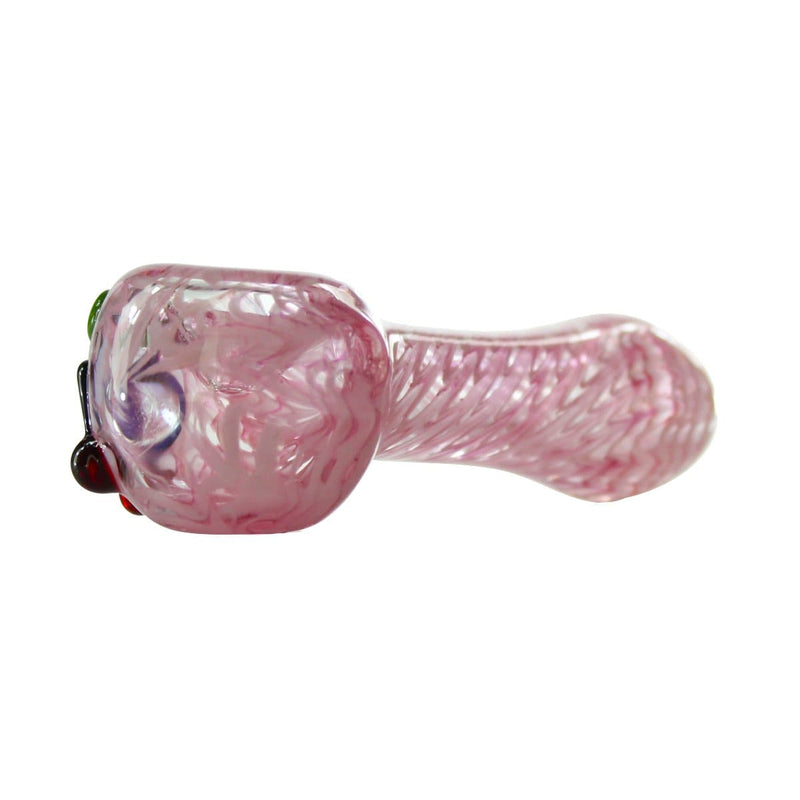 Biohazard Inc Glass Hand Pipe 3" Cherry Hand Pipe