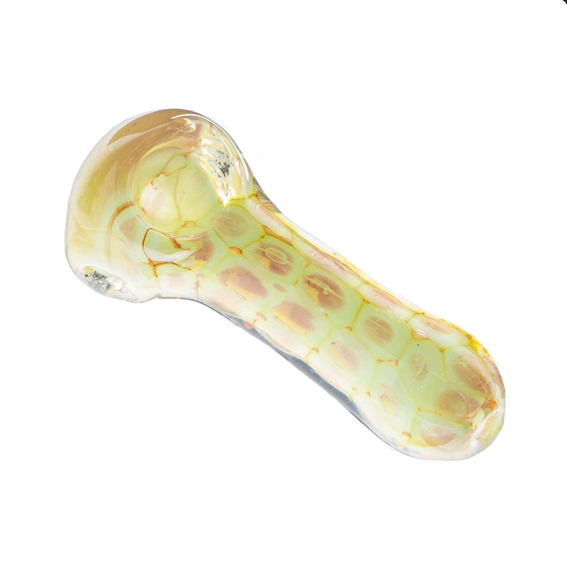 Biohazard Inc Glass Hand Pipe 3" Hand Pipe Green Tube