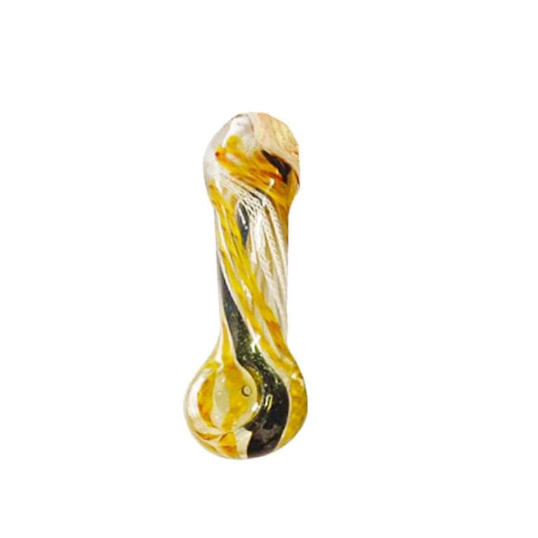 Biohazard Inc Glass Hand Pipe 4"-6" Assorted Hand Pipe -10 Count