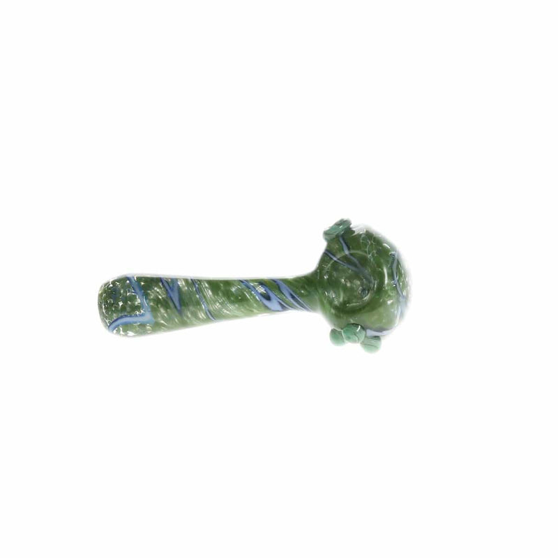 Biohazard Inc Glass Hand Pipe 4" Assorted Frit Hand Pipe