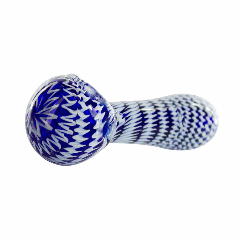 Biohazard Inc Glass Hand Pipe 5" Houndstooth Hand Pipe