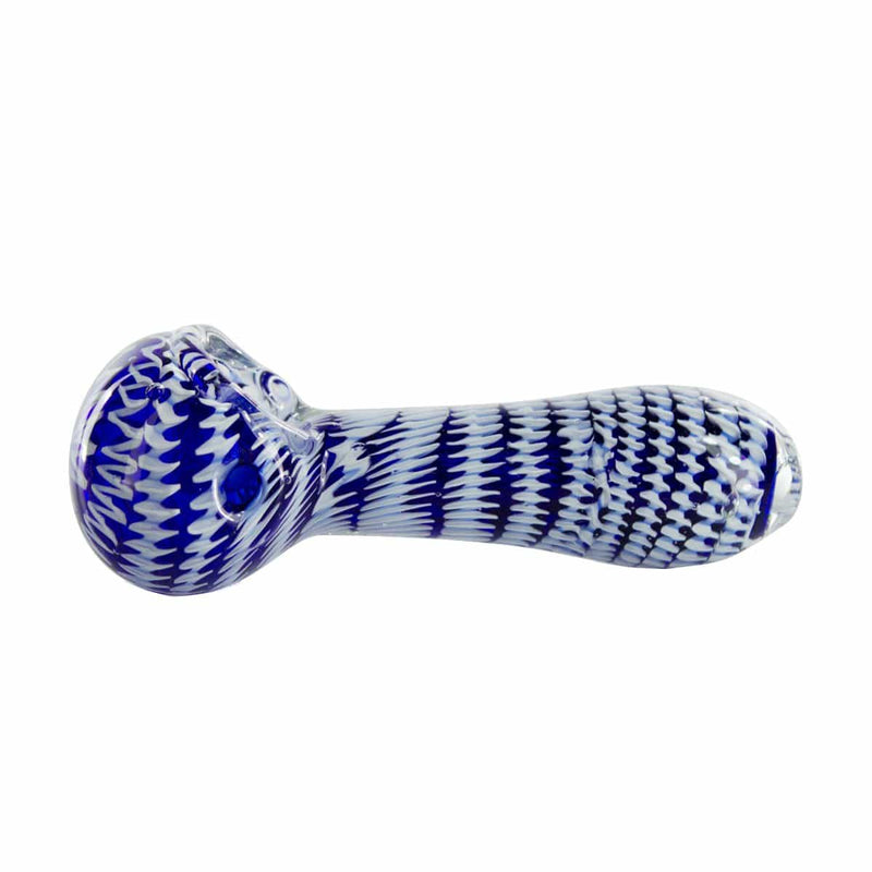 Biohazard Inc Glass Hand Pipe 5" Houndstooth Hand Pipe