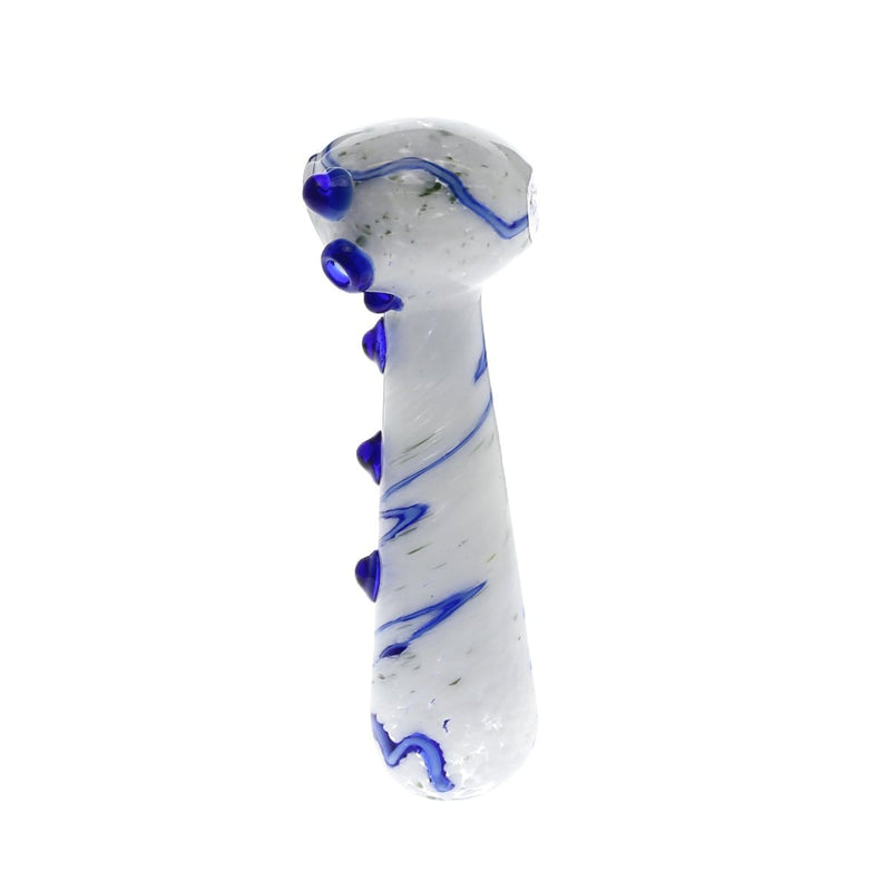 Biohazard Inc Glass Hand Pipe 5" Marbled Frit Hand Pipe