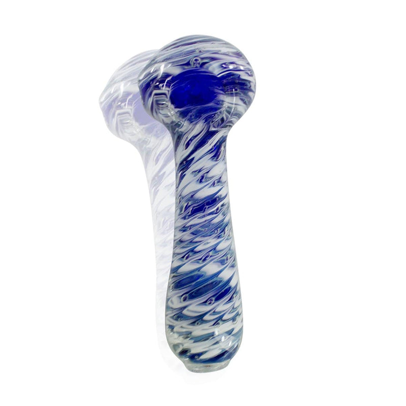 Biohazard Inc Glass Hand Pipe 5" Ocean Hand Pipe - Swirl