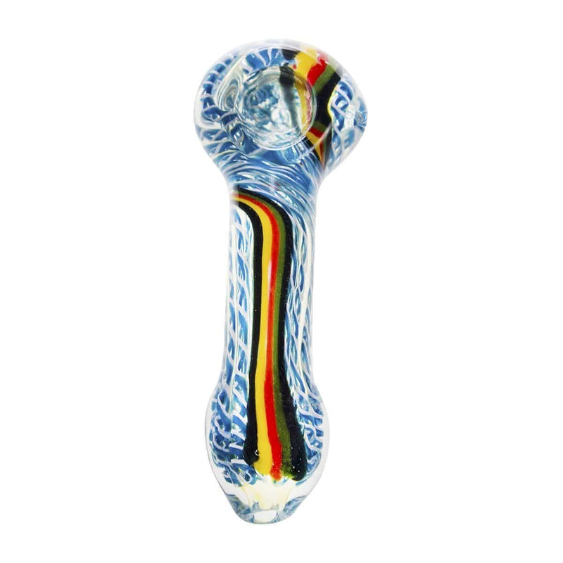 Biohazard Inc Glass Hand Pipe 5" Worked Hand Pipe