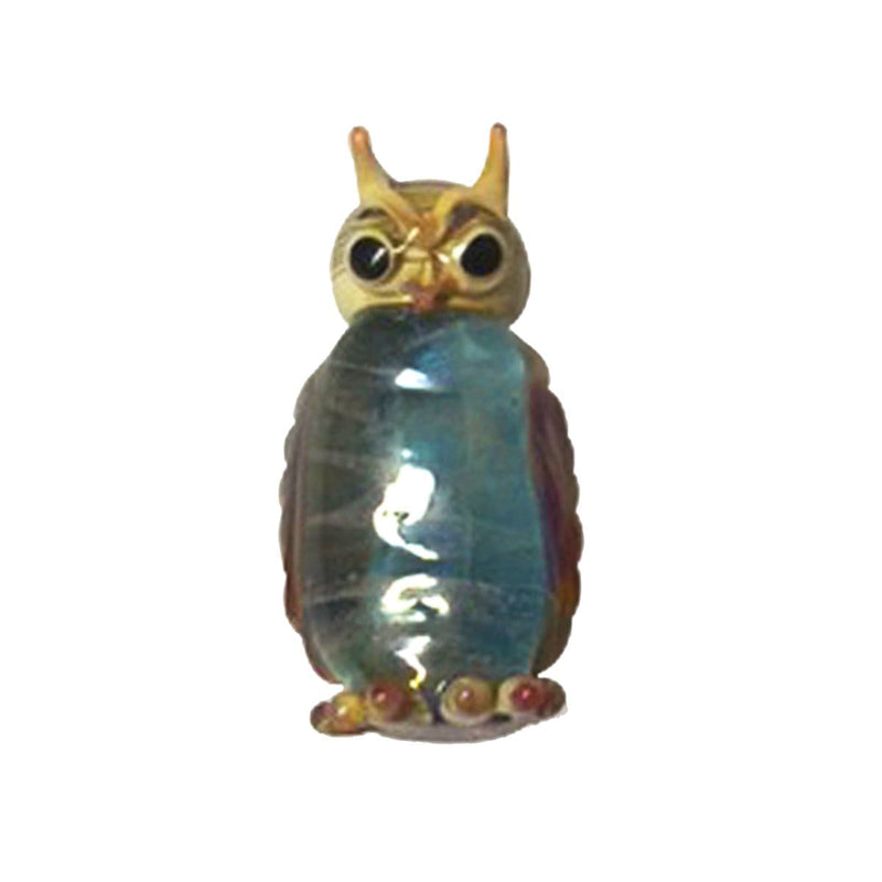 Biohazard Inc Glass Pendant Glass Owl Pendant 2"