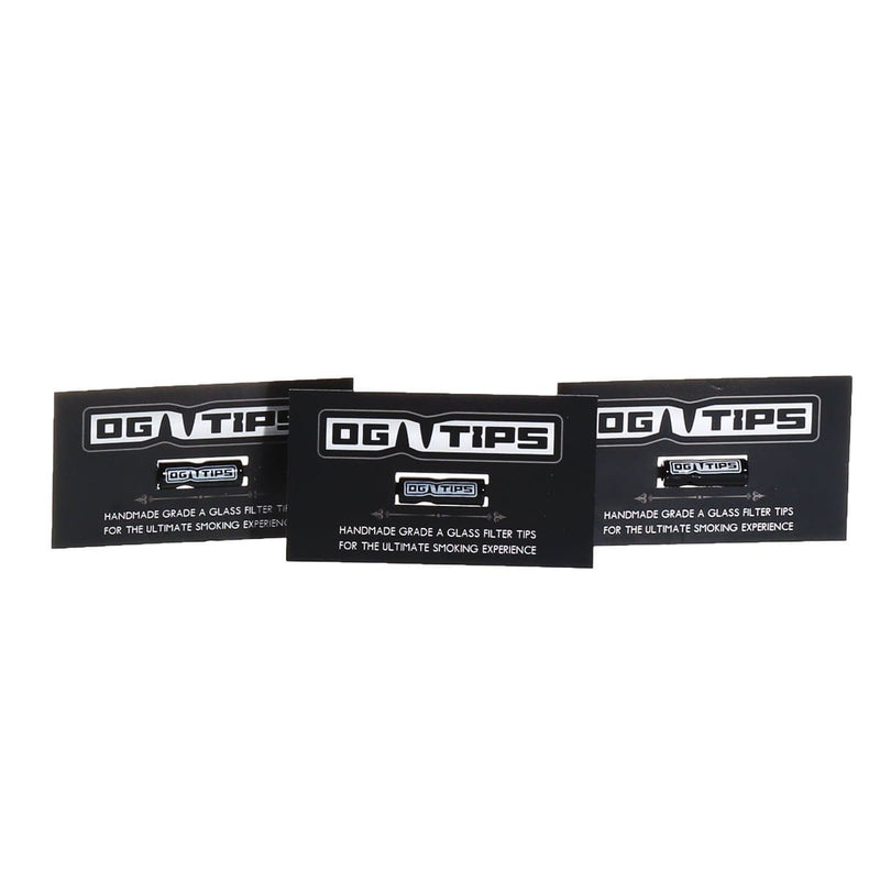 Biohazard Inc Glass Tips Black OG Glass Tips Original Size - 20 Count