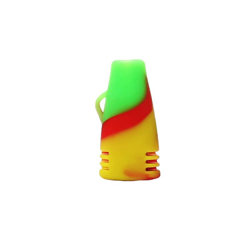 Biohazard Inc Hand Pipe Accessory 2" Silicone Hitter Pipe -  Rasta