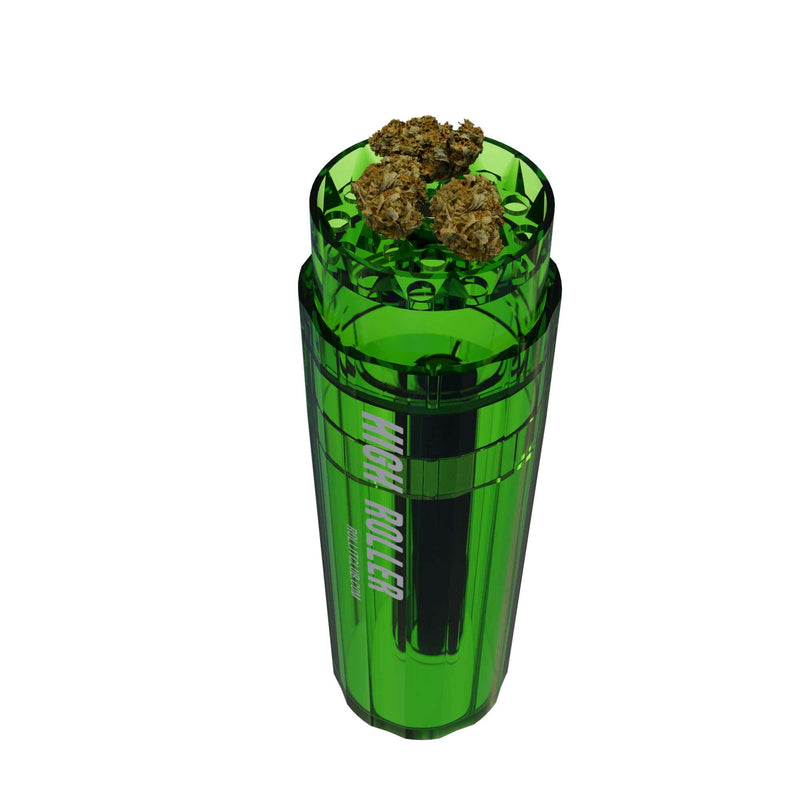 Biohazard Inc High Roller Grinder and 84mm Cone Filler - Green