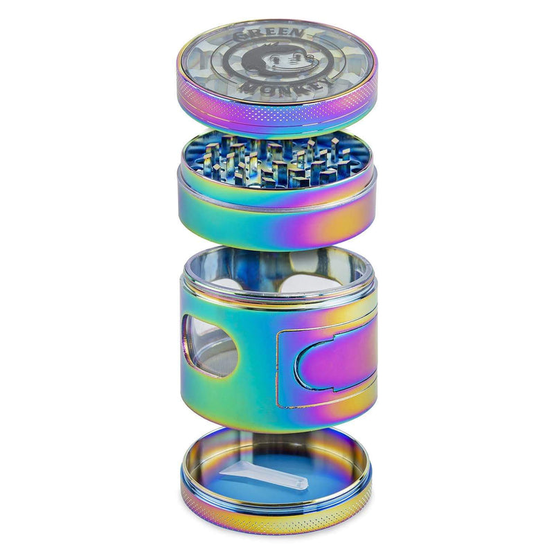 Biohazard Inc Metal Grinder G Monkey Mandrill 60mm - Rainbow