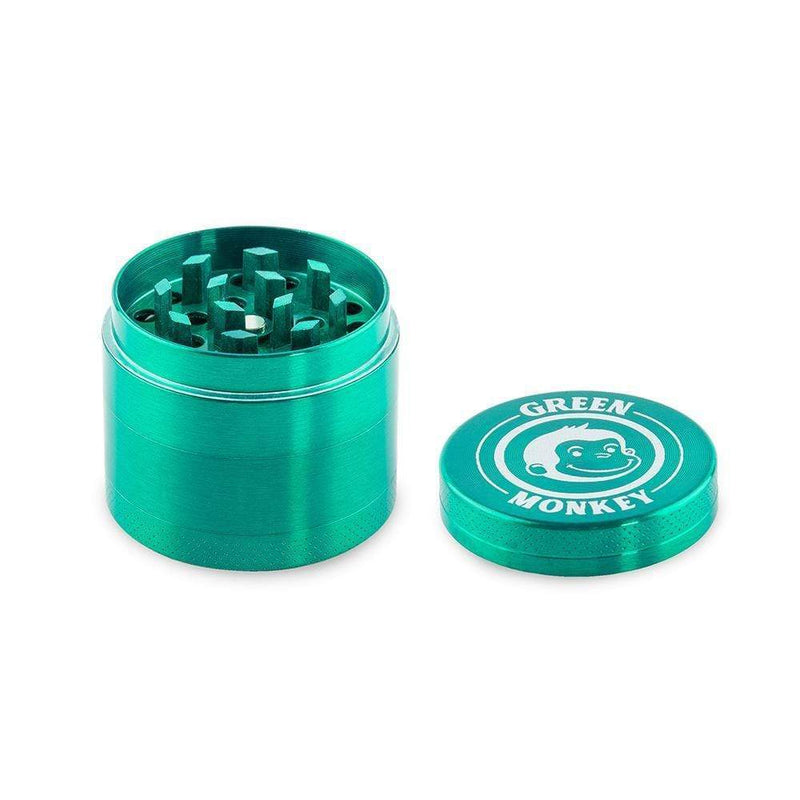 Biohazard Inc Metal Grinder Green Monkey Grinder - Capuchin - Green-40mm