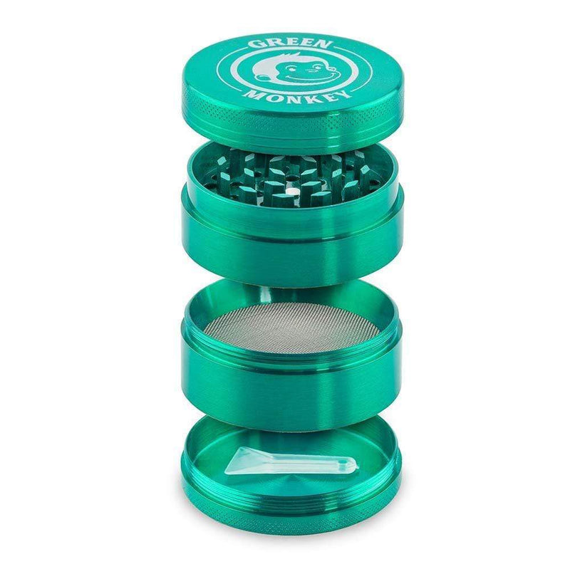 Biohazard Inc Metal Grinder Green Monkey Grinder - Capuchin - Green-50mm