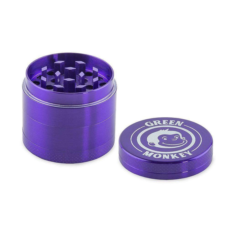 Biohazard Inc Metal Grinder Green Monkey Grinder - Capuchin - Purple-40mm