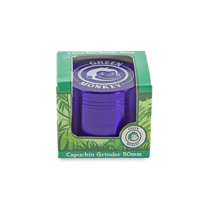 Green Monkey Capuchin 50mm Grinder - Purple