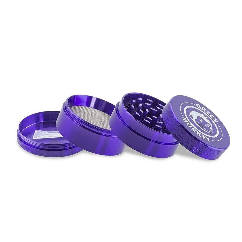 Biohazard Inc Metal Grinder Green Monkey Grinder - Capuchin - Purple-50mm