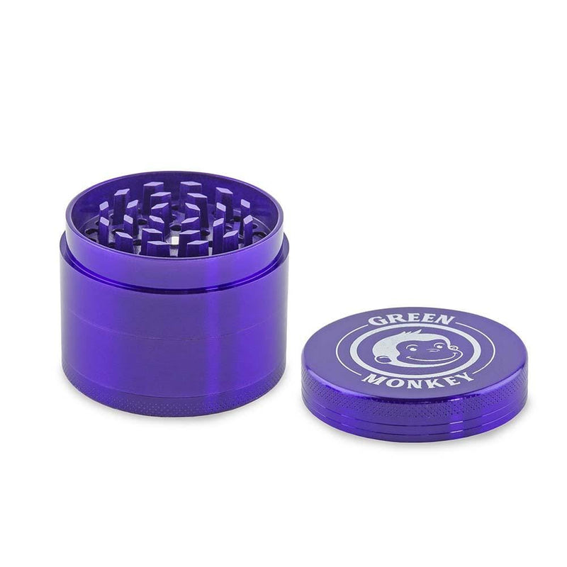 Biohazard Inc Metal Grinder Green Monkey Grinder - Capuchin - Purple-50mm