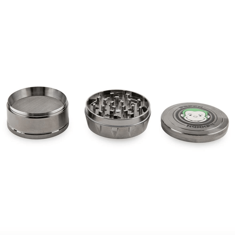 Biohazard Inc Metal Grinder Green Monkey Grinder - Cork - Gunmetal - 63MM