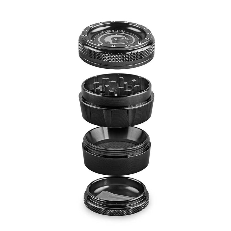 Biohazard Inc Metal Grinder Green Monkey Grinder - Tamarin - 50mm - Black